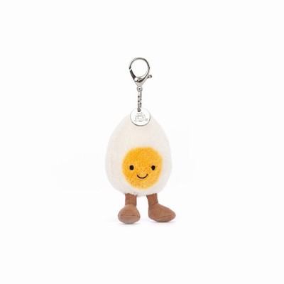 Jellycat Amuseables Happy Boiled Egg Tas Bedeltje | HM4193072